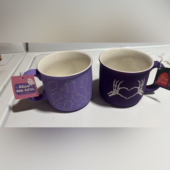 Sunday morning skull and ghost coffee mugs TJ Maxx - Picture 1 of 2